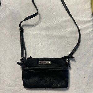 Black Leather Shoulder Bag